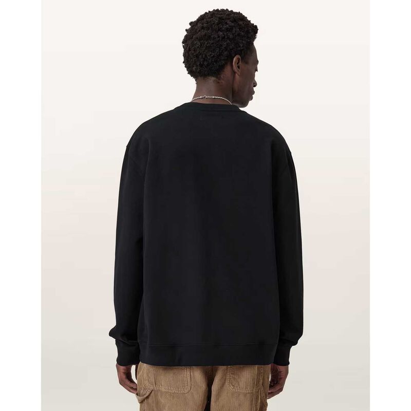 AllSaints Waved Relaxed Fit Sweatshirt image number 1
